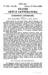 Pagine da Teatri arti e letteratura - 17 maggio 1838