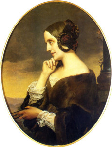 Henri Lehmann, Marie d'Agoult, 1843